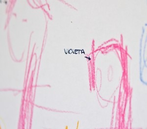Dibujo de Violeta